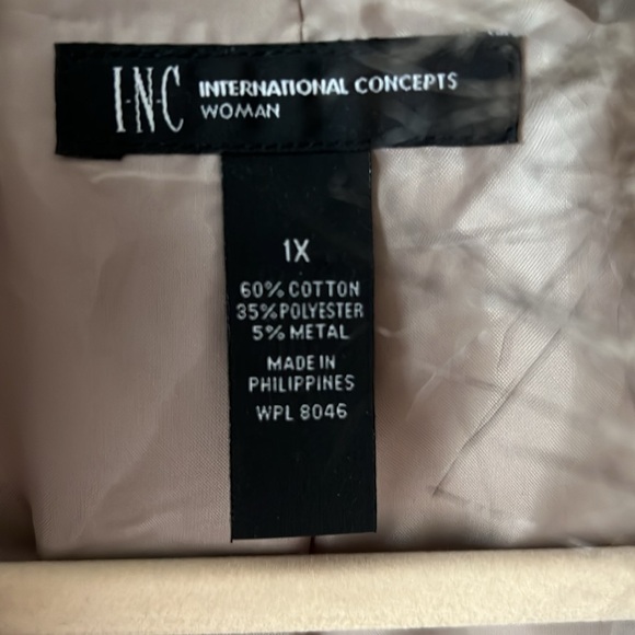 INC -International Concepts Woman-Trench Coat size 1X - Picture 4 of 8